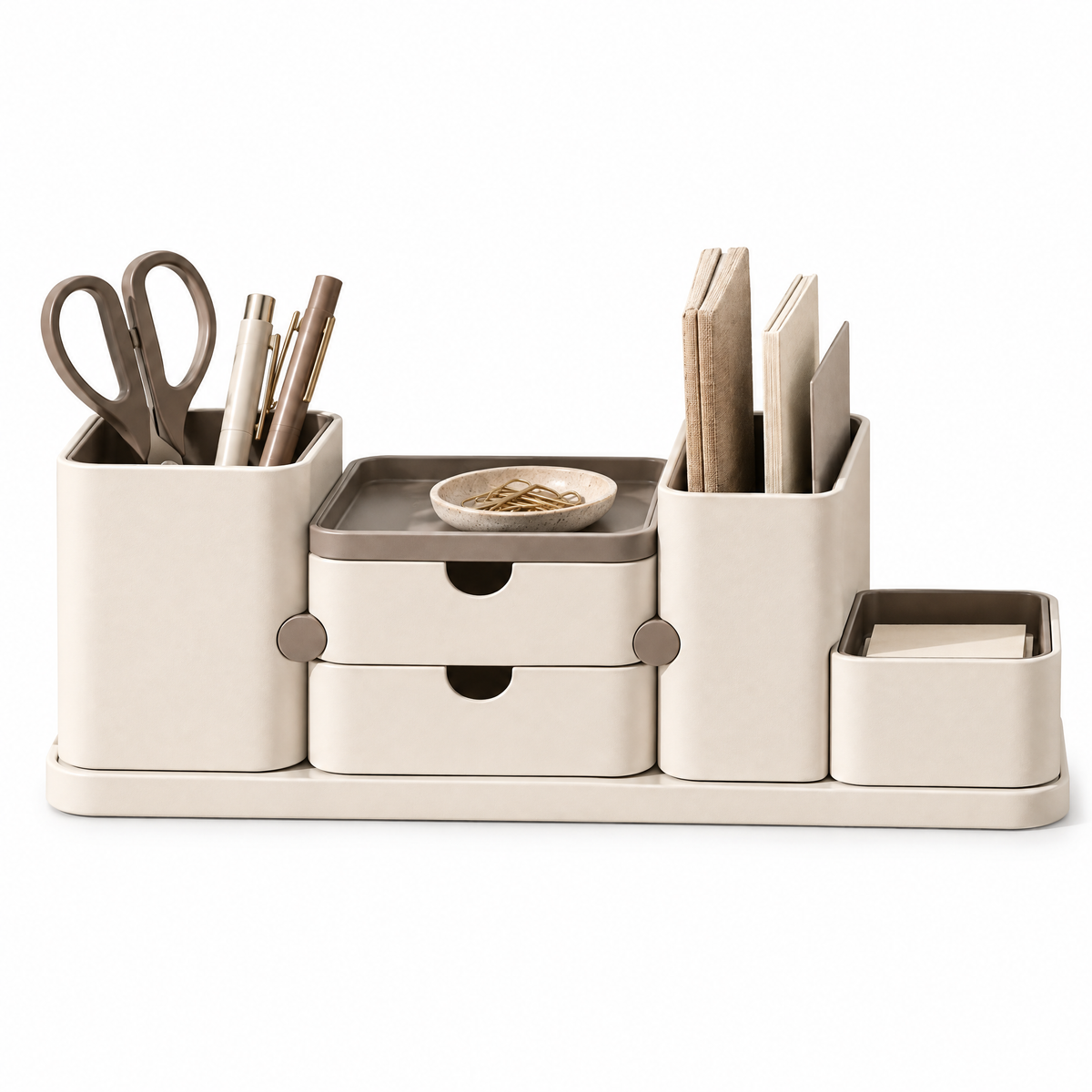 Norvendell™ Multi-Compartment Desktop Organizer
