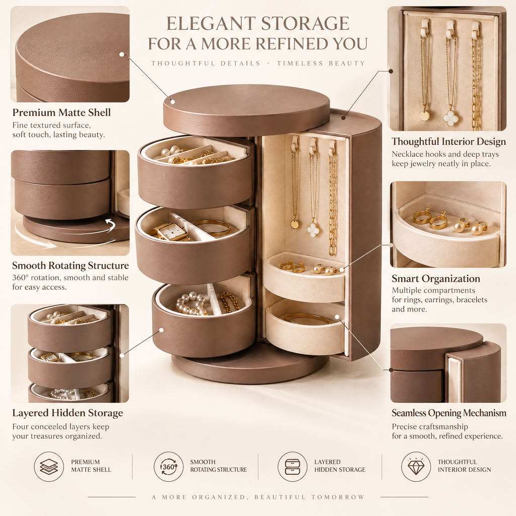 Norvendell™ Rotating Jewelry Organizer