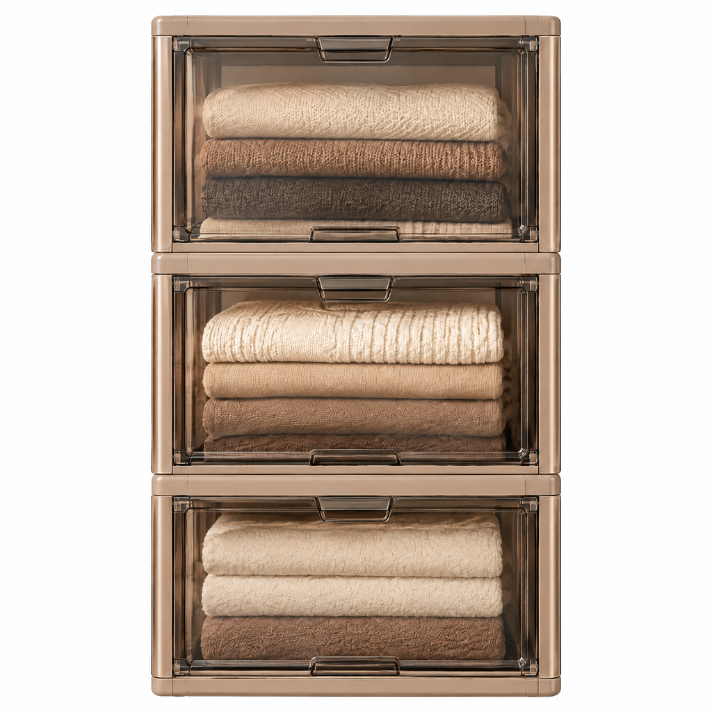 Norvendell™ Stackable Fold-Front Storage Cabinet