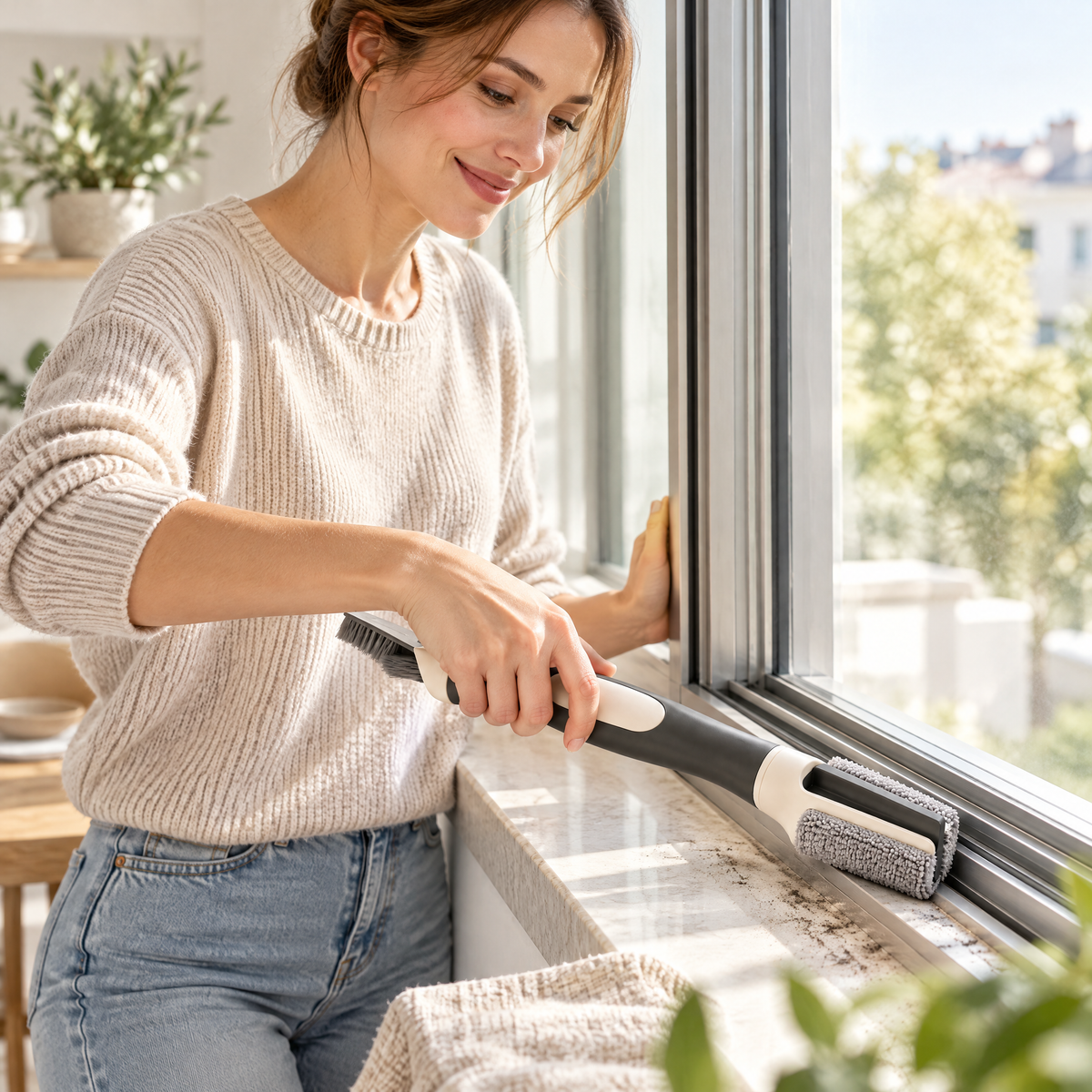 Norvendell™ 2-in-1 Window Track Cleaning Brush — product image 2