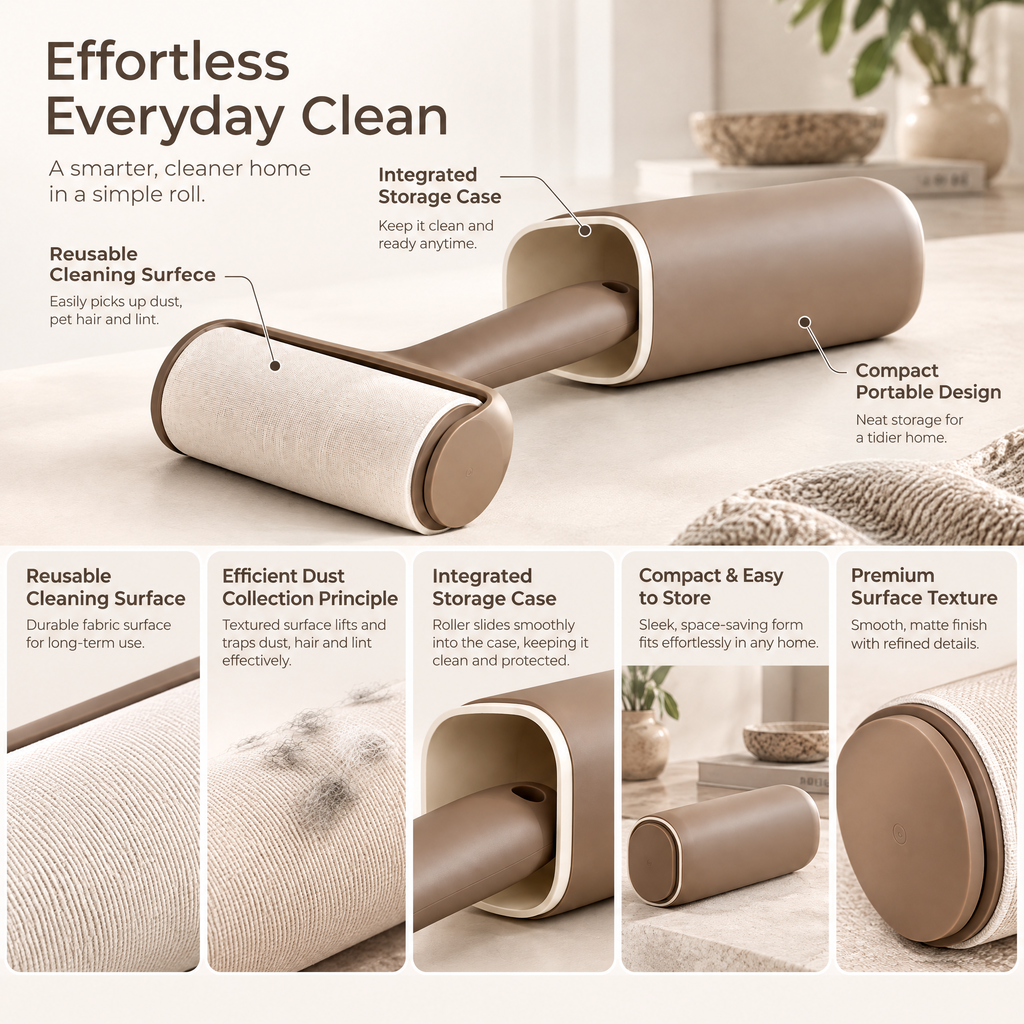 Norvendell™ Reusable Covered Lint Roller